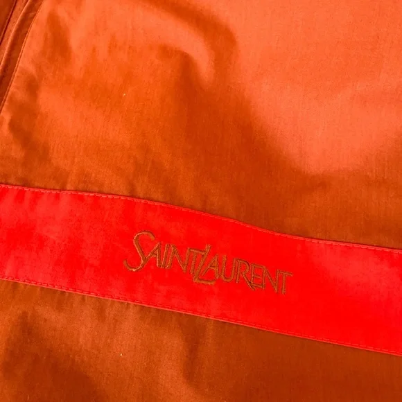 SAINT LAURENT JACKET IN COTTON COGNAC - Picture 15 of 17